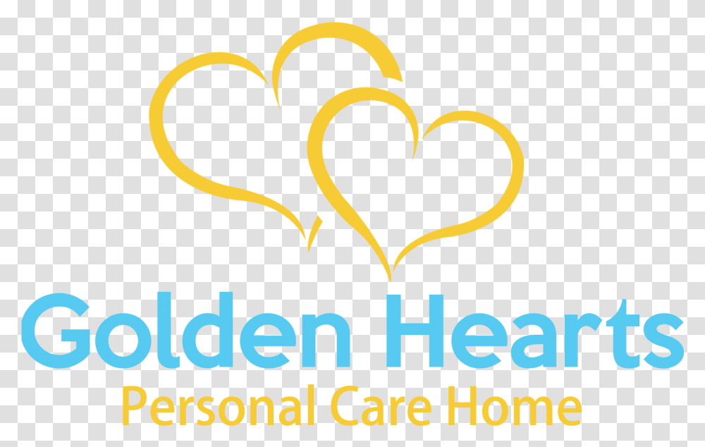 Golden Hearts Personal Care Home Heart, Alphabet, Label Transparent Png