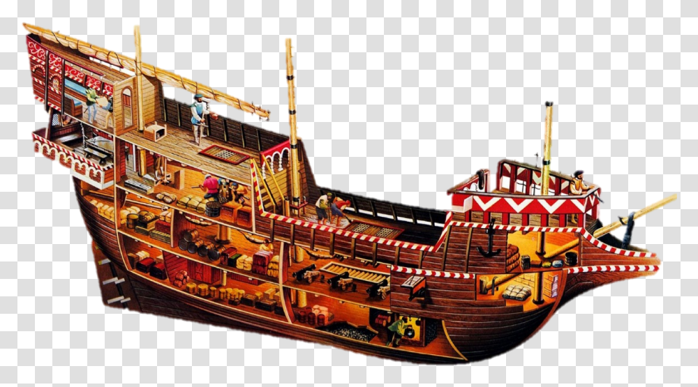 Golden Hind Ship, Boat, Vehicle, Transportation, Watercraft Transparent Png