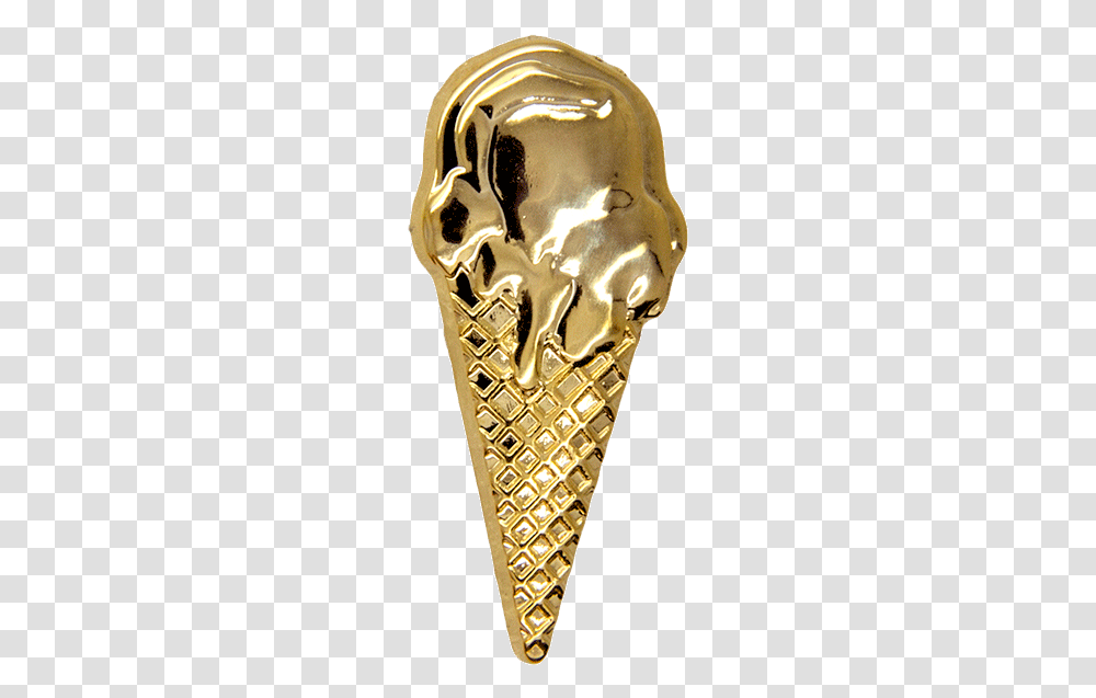 Golden Ice Cream Cone, Trophy, Treasure Transparent Png