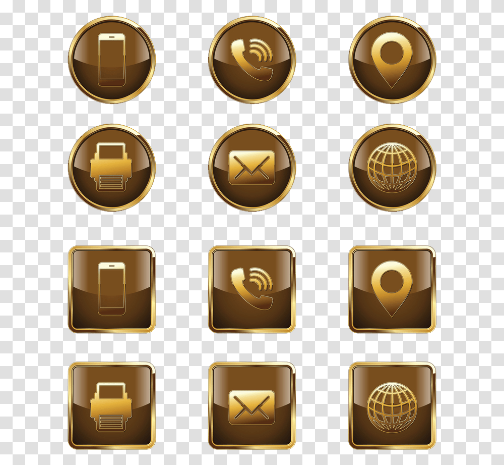 Golden Icons Free Gold Contact Icons, Label, Gold Medal, Trophy Transparent Png
