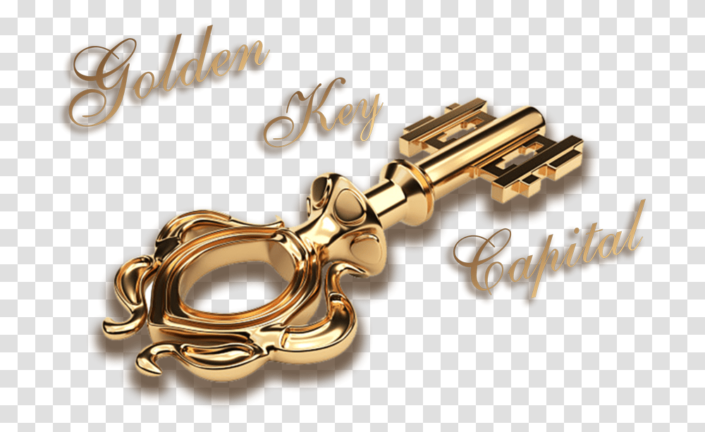 Golden Key Capital Ltd Body Jewelry, Bronze, Weapon, Weaponry, Trumpet Transparent Png