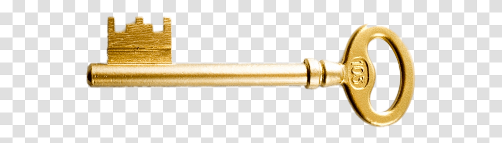 Golden Key Image With Background Golden Key No Background, Hammer, Tool, Leisure Activities, Weapon Transparent Png