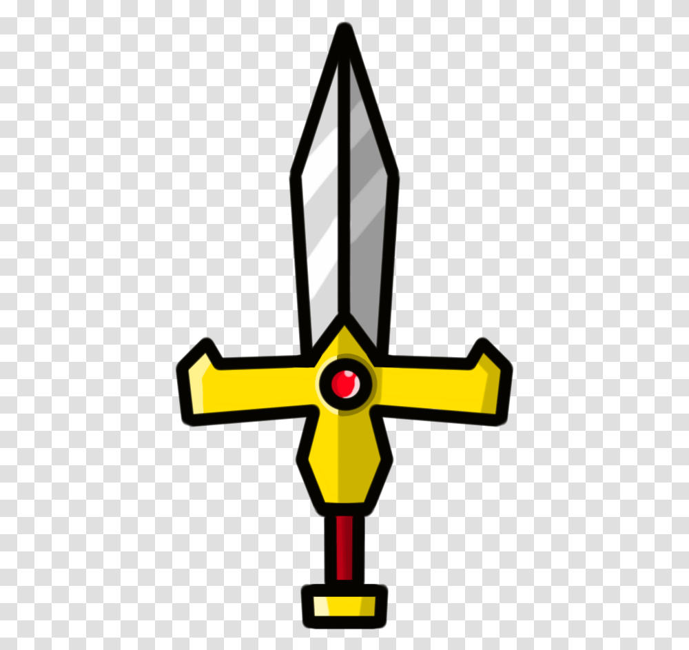 Golden Knight Sword Clip Art, Cross, Star Symbol, Crucifix Transparent Png