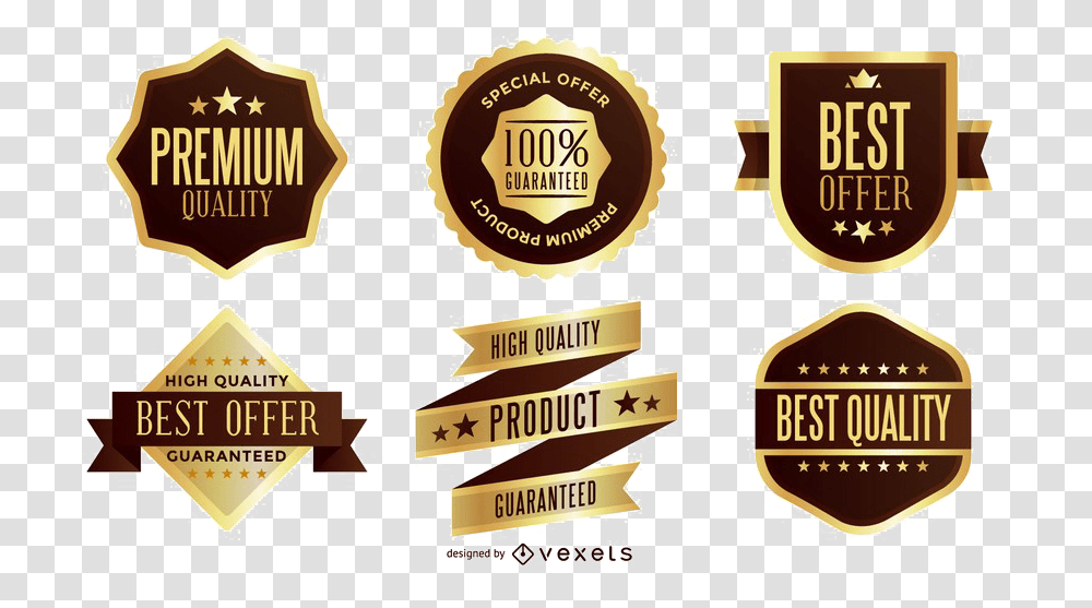 Golden Label Photo Best Quality Product, Logo, Badge Transparent Png