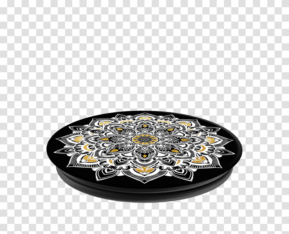 Golden Lace Popsocket, Rug, Pottery, Meal, Emblem Transparent Png