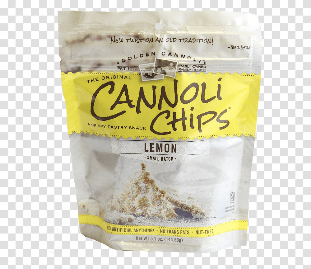 Golden Lemon Cannoli Chips Original Flavor, Flour, Powder, Food, Plant Transparent Png