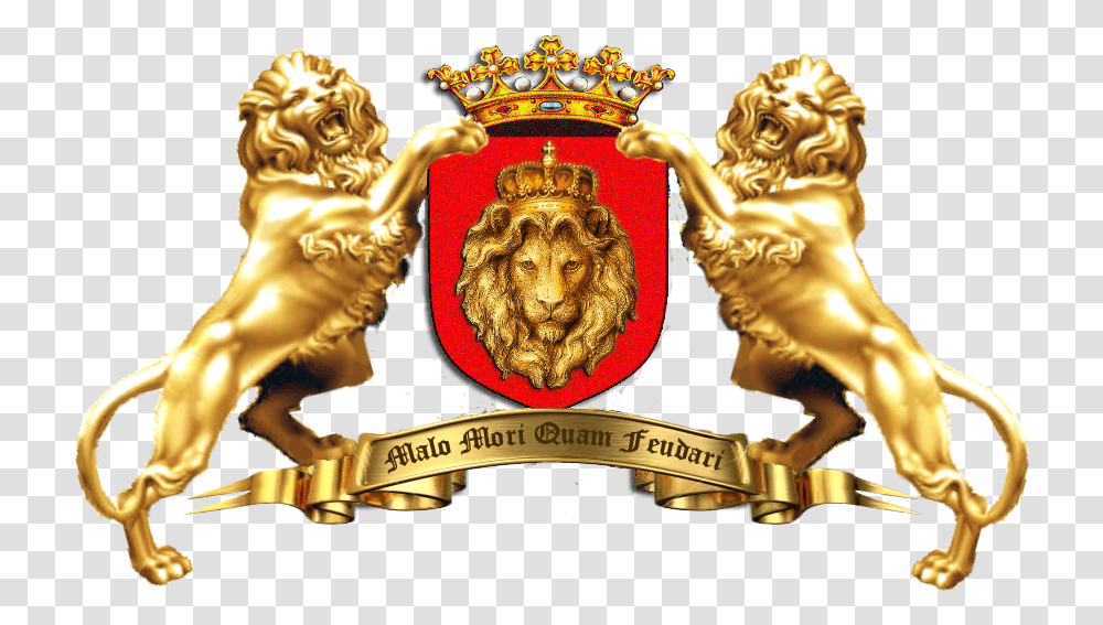 Golden Lion Logo Image Gold Lion Logo, Symbol, Trademark, Person, Human Transparent Png