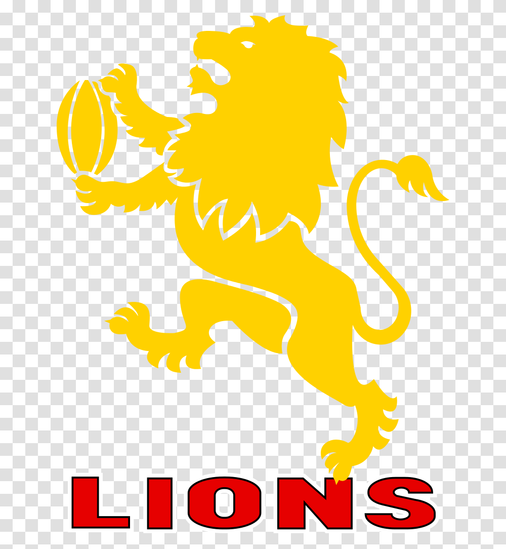 Golden Lions Rugby Logo, Dragon, Poster, Advertisement Transparent Png