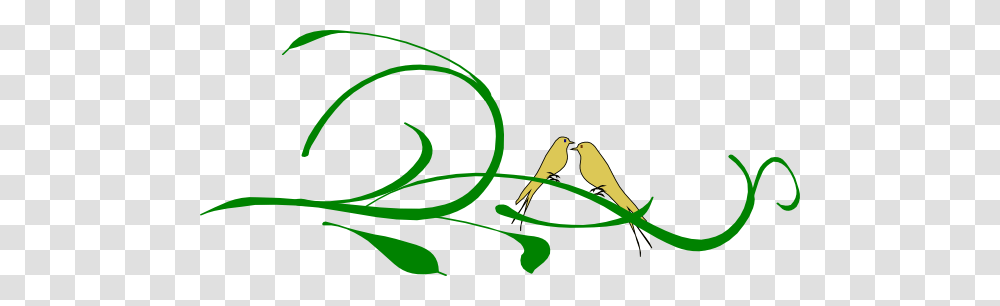 Golden Love Birds On A Green Branch Clip Art For Web, Invertebrate, Animal, Insect, Grasshopper Transparent Png