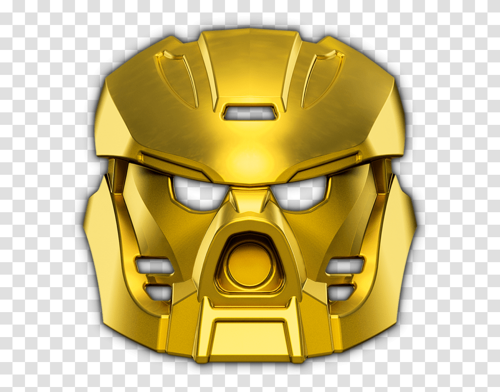 Golden Mask Of Fire Lego Bionicle Tahu Mask, Apparel, Helmet, Crash Helmet Transparent Png
