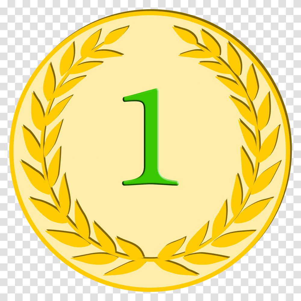 Golden Medal 1 Icon Medal 1 Icon, Trophy, Gold Medal, Tennis Ball Transparent Png