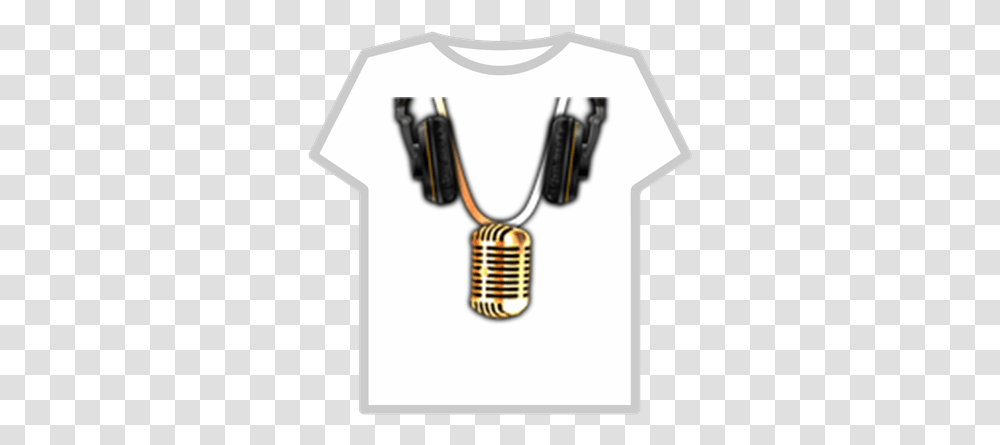 Golden Mic And Headphones Roblox Vertical, Coil, Spiral, Rotor, Machine Transparent Png