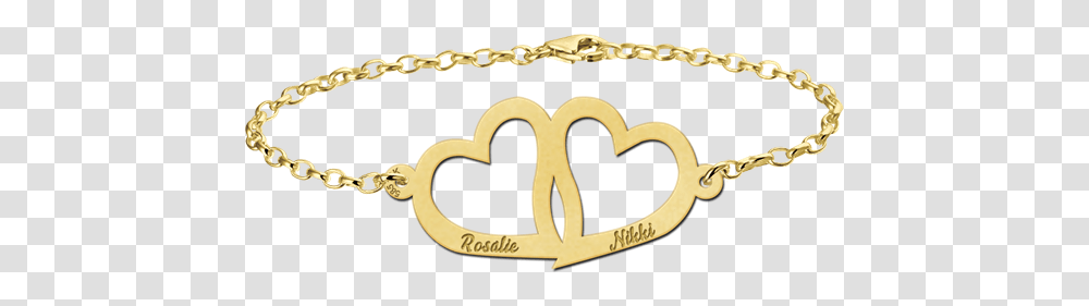 Golden Mother Anddaughter Bracelet With Hearts Gold Bracelet Hd, Chain, Jewelry, Accessories, Accessory Transparent Png