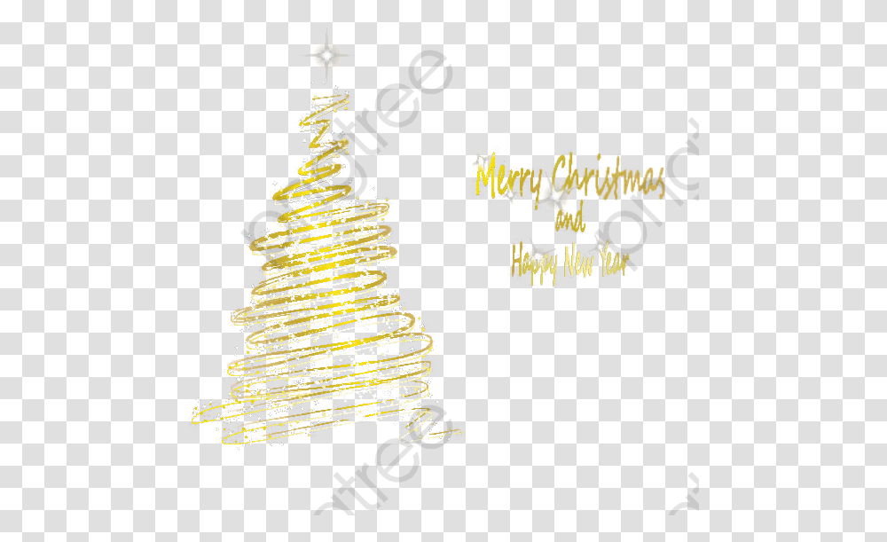 Golden Neon Christmas Tree Paramore Riot, Plant, Ornament, Lighting Transparent Png