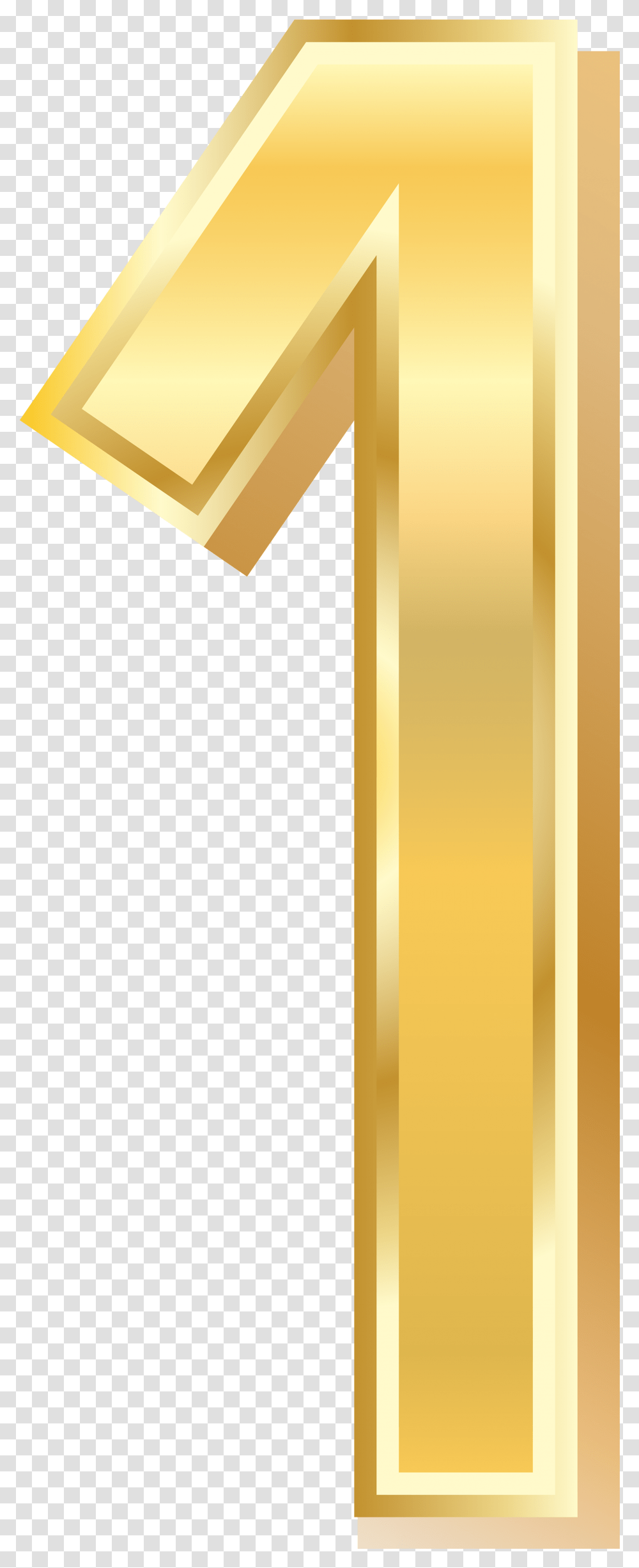 Golden Number 1, Cross, Key Transparent Png