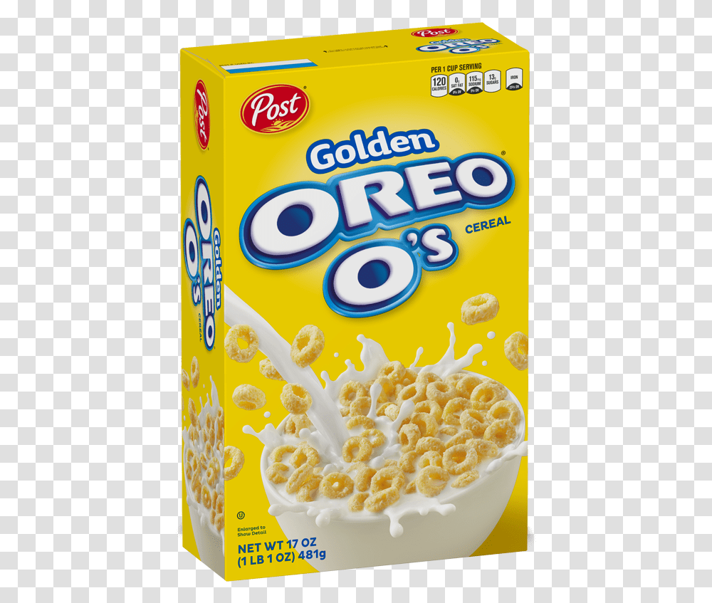 Golden Oreo Clipart Oreo Cereal, Food, Pasta, Macaroni, Beverage Transparent Png