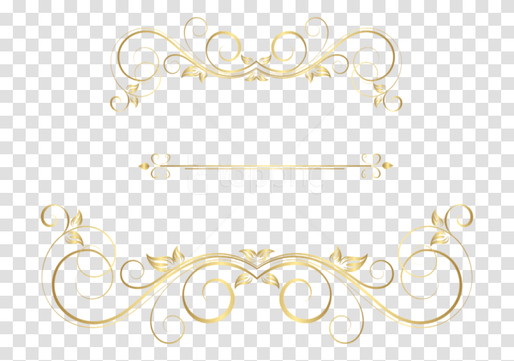 Golden Ornaments Design, Floral Design, Pattern Transparent Png