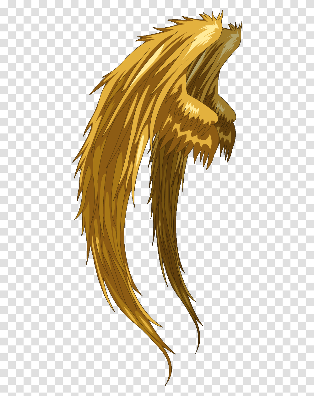 Golden Phoenix Wings Phoenix Wings, Bird, Animal, Eagle, Vulture Transparent Png