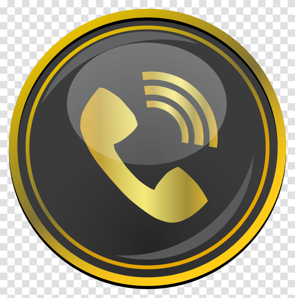 Golden Phone Logo Golden Phone Logo, Rug, Trademark Transparent Png