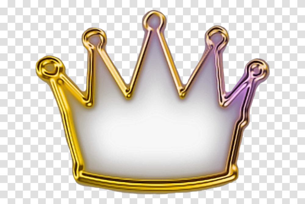 Golden Princess Crown Clipart Neon Crown, Accessories, Accessory, Jewelry Transparent Png