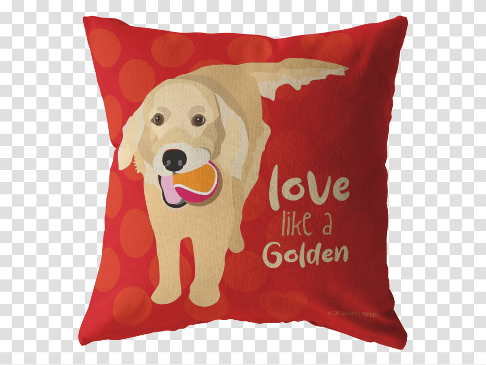 Golden Retriever Pillow Pillow, Cushion, Diaper, Rug Transparent Png