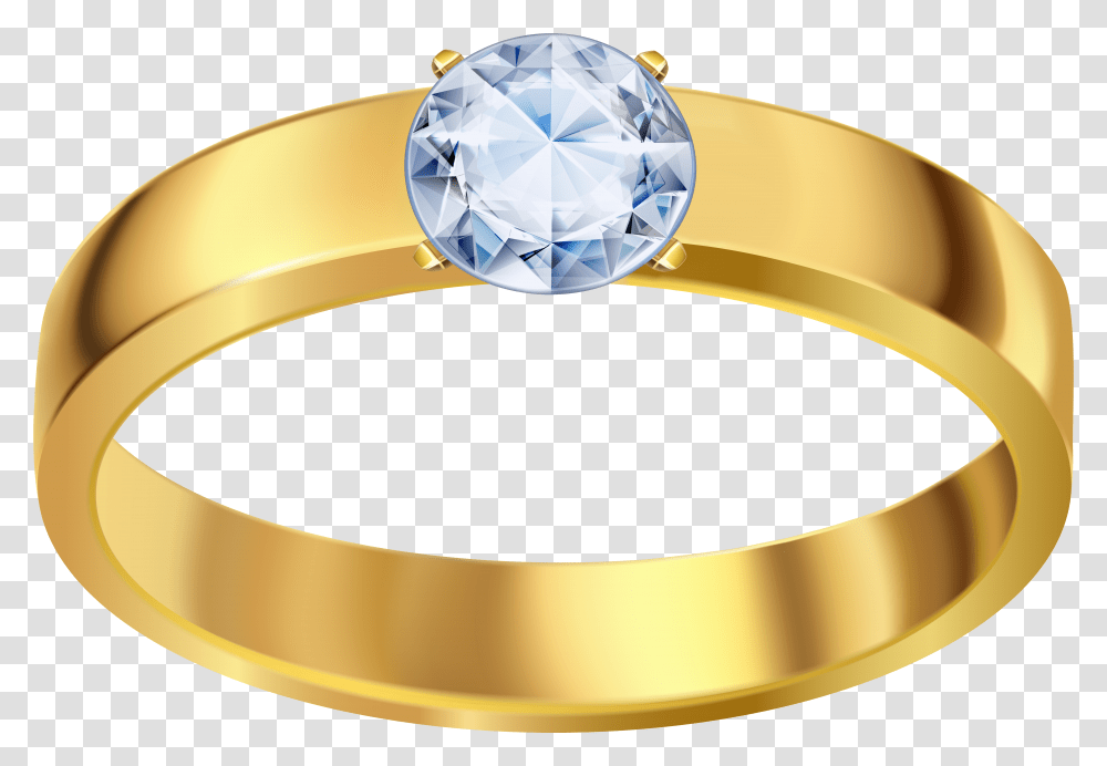 Golden Ring Clipart Jewellery Gold Ring Transparent Png