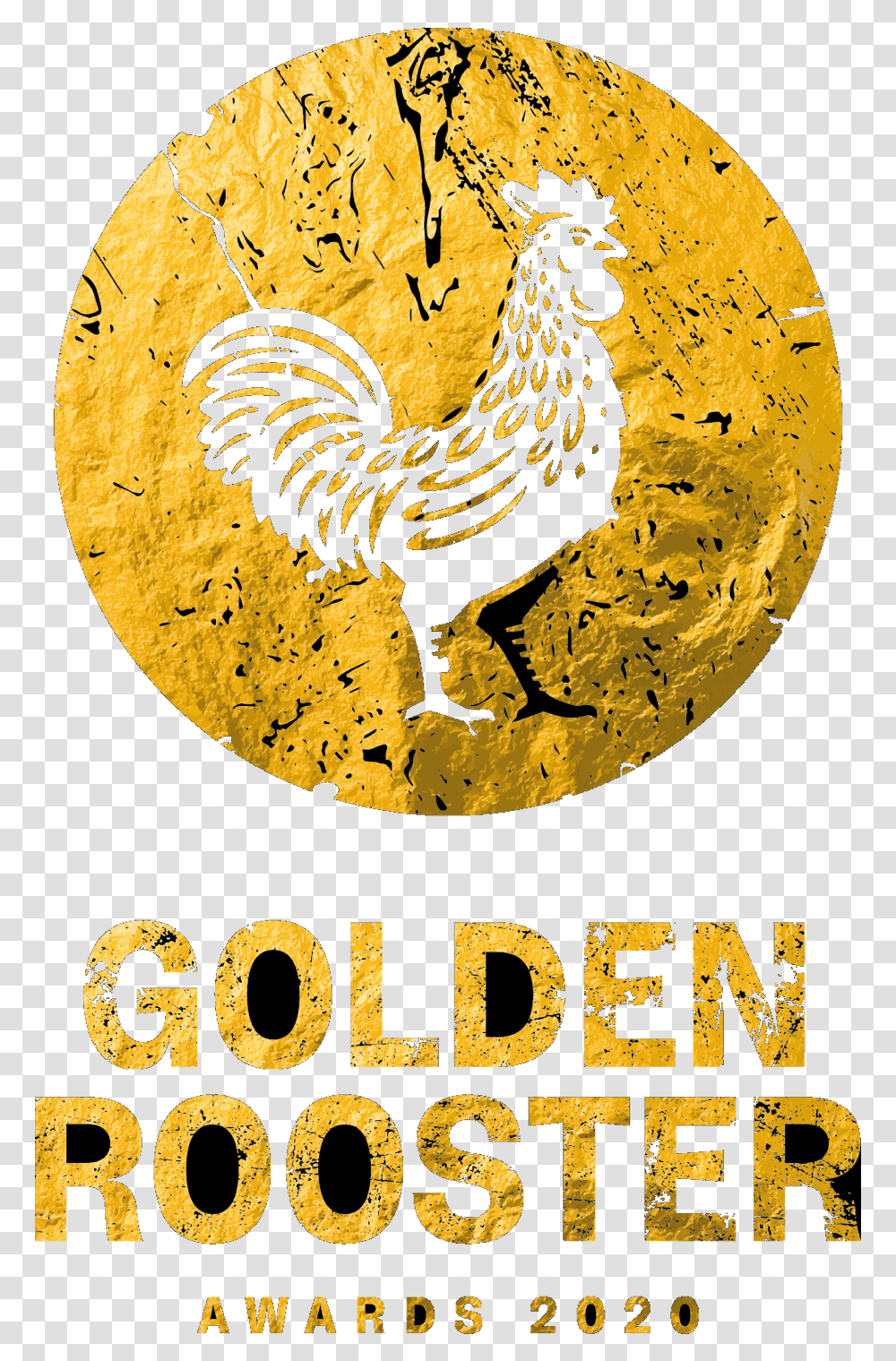 Golden Rooster Awards Circle, Bird, Animal, Advertisement, Poster Transparent Png