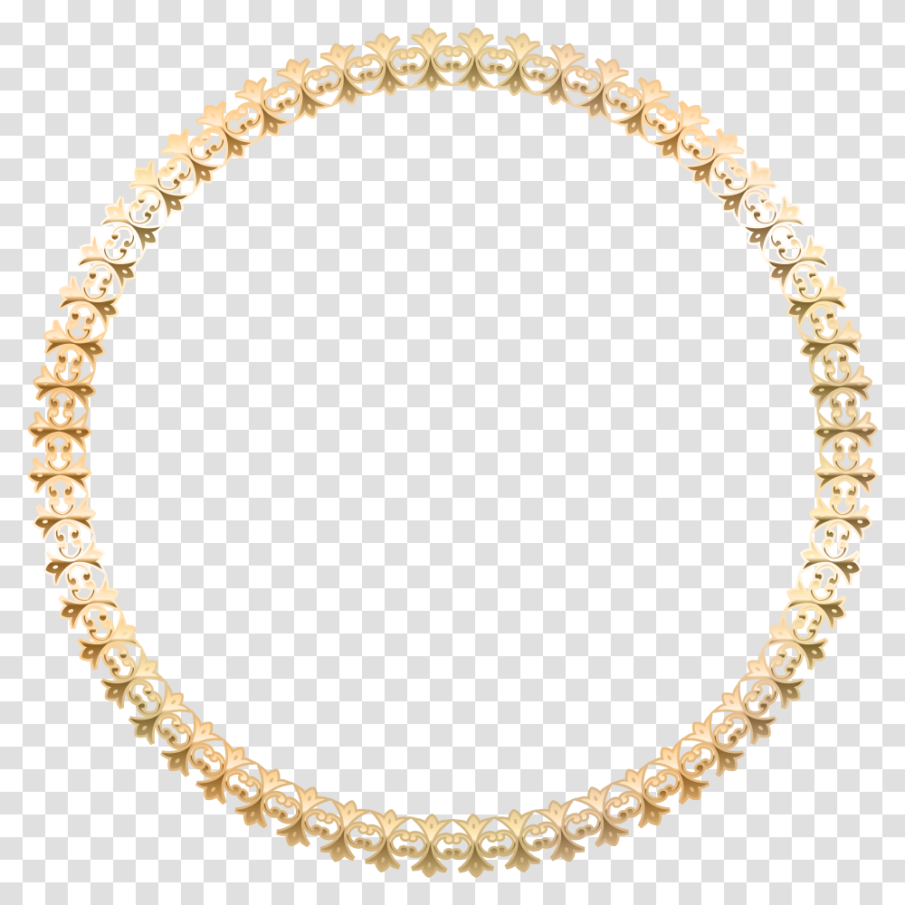 Golden Round Frame, Bracelet, Jewelry, Accessories, Accessory Transparent Png