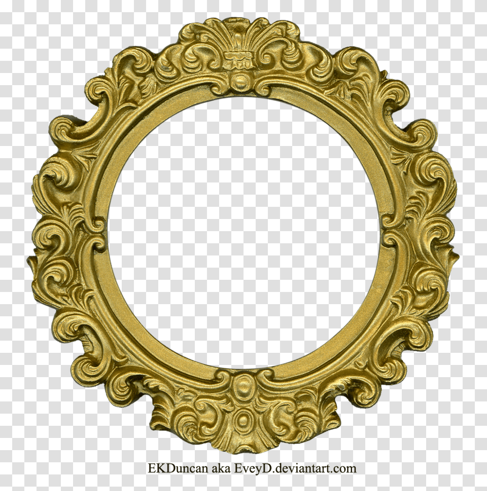 Golden Round Frame Clipart, Gate, Oval, Pattern Transparent Png