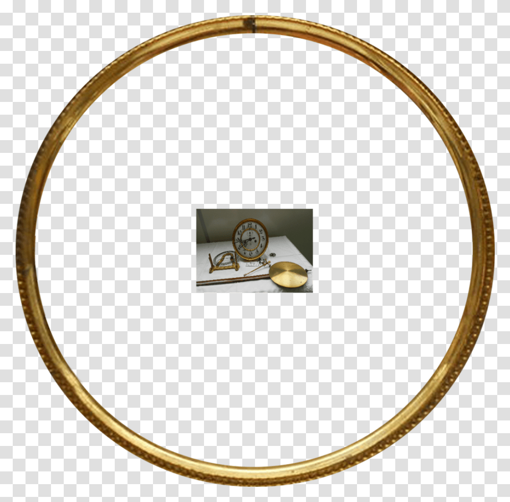 Golden Round Frame Golden Chain, Jewelry, Accessories, Accessory, Hoop Transparent Png
