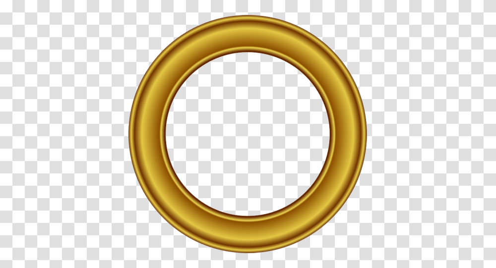 Golden Round Frame, Oval, Tape Transparent Png