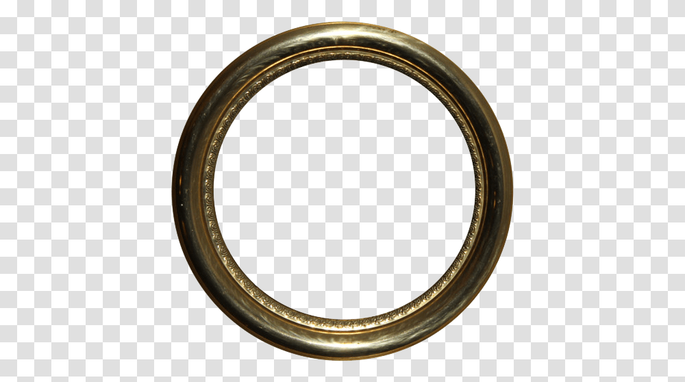Golden Round Frame Photos Round Circle File, Brass Section, Musical Instrument, Oval Transparent Png