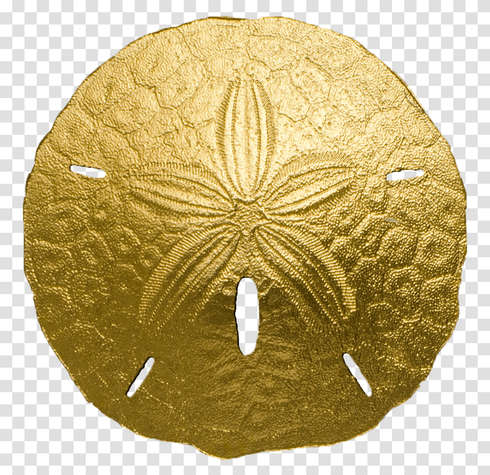 Golden Sand Dollar Gold Sand Dollar, Bronze, Pattern, Treasure, Rug Transparent Png