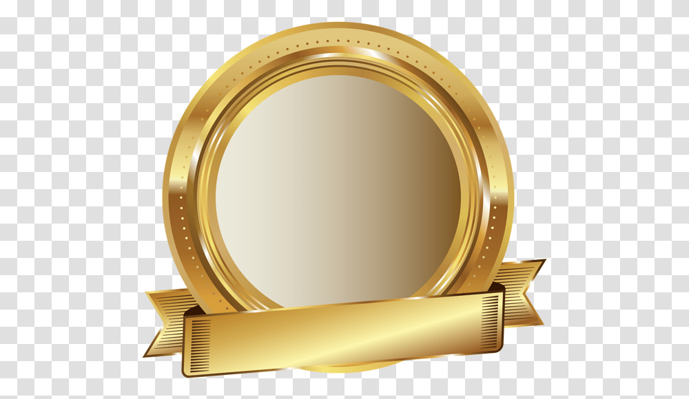 Golden Seal Picture Gold Plate, Tape, Treasure, Gold Medal, Trophy Transparent Png