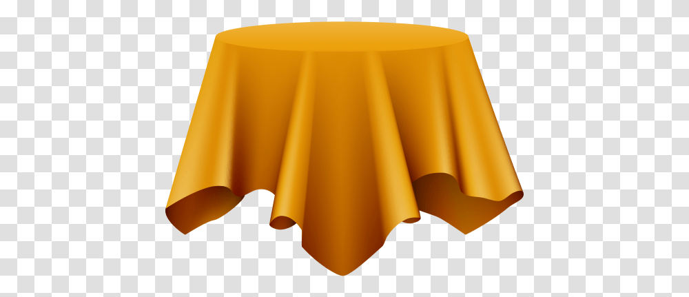 Golden Silk Blankets Images 3dpng Tablecloth, Lamp Transparent Png