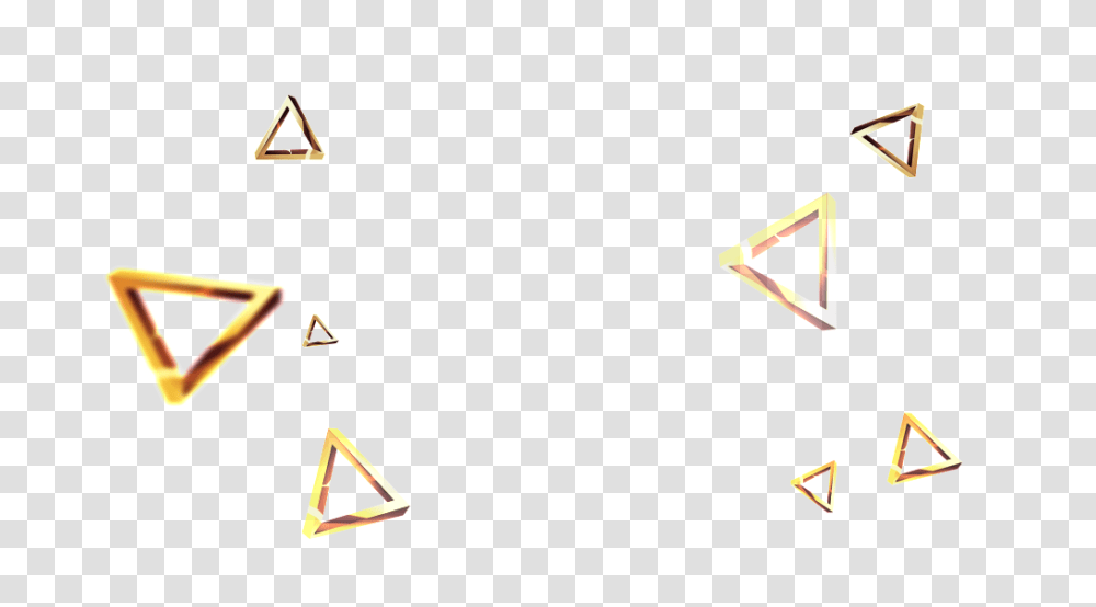 Golden Size Triangle Decorative Free Download, Super Mario, Logo Transparent Png