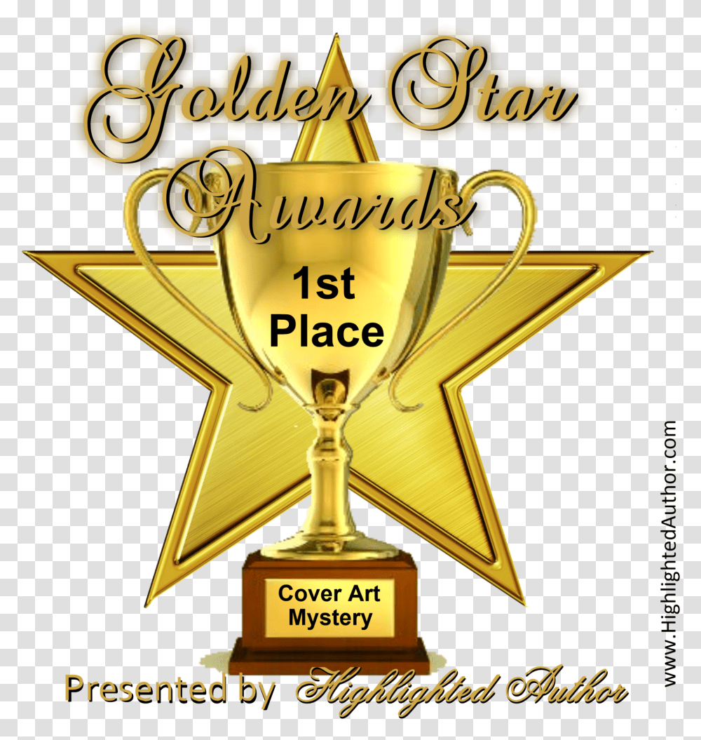 Golden Star Awards 1st Place Golden Stars Images To The 1st Place, Trophy, Lamp Transparent Png