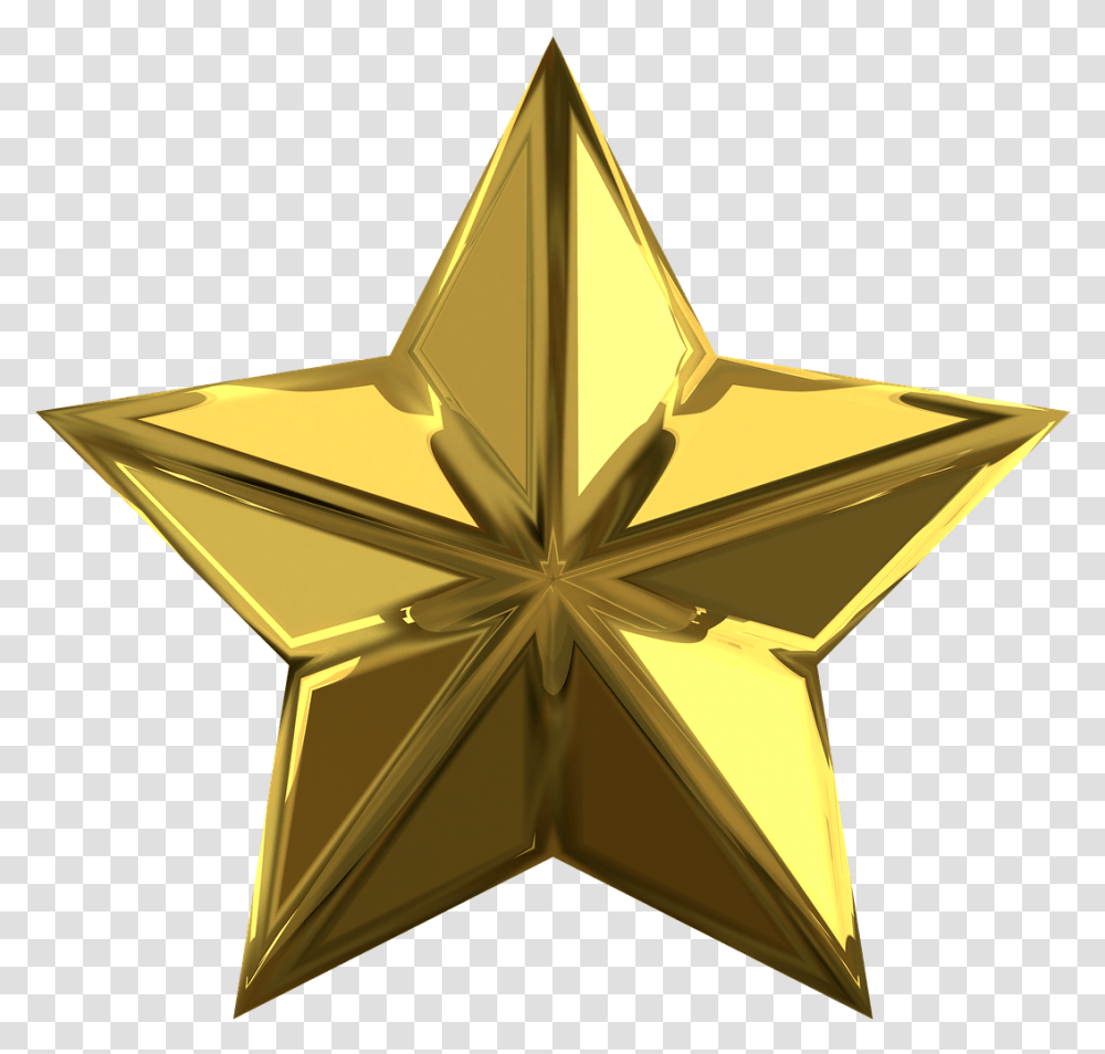 Golden Star Background Gold Star, Star Symbol, Tent Transparent Png