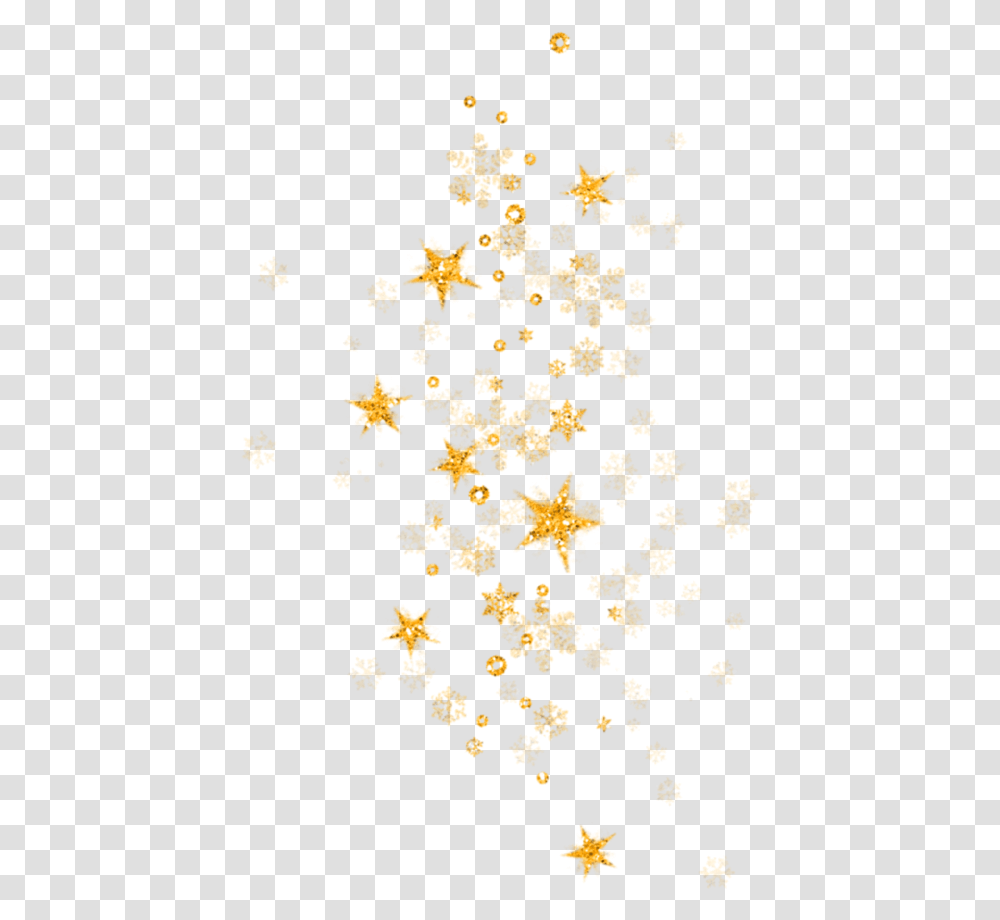 Golden Star Material Euclidean Vector Stars Floating Celebration Stars Background Gold, Pattern, Paper, Confetti, Snowflake Transparent Png