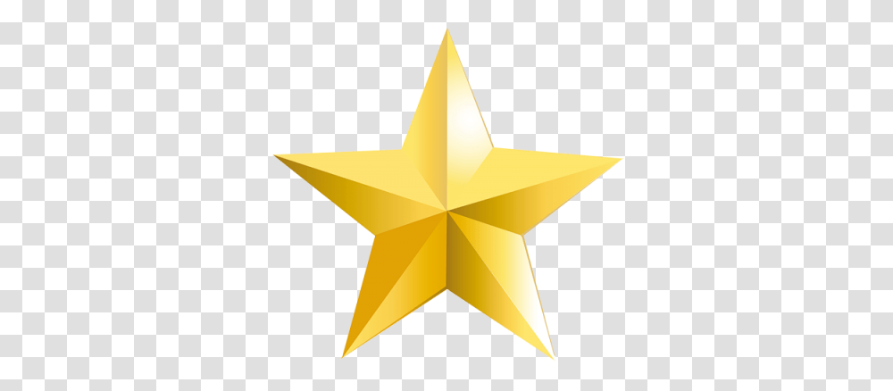 Golden Star One Isolated Stock Photo, Star Symbol, Cross Transparent Png