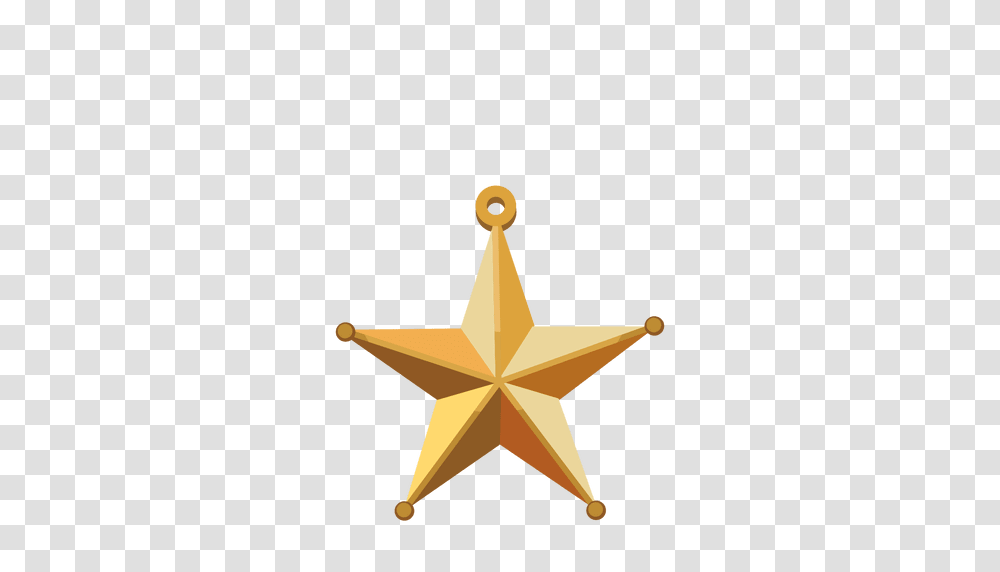 Golden Star, Star Symbol, Airplane, Aircraft Transparent Png