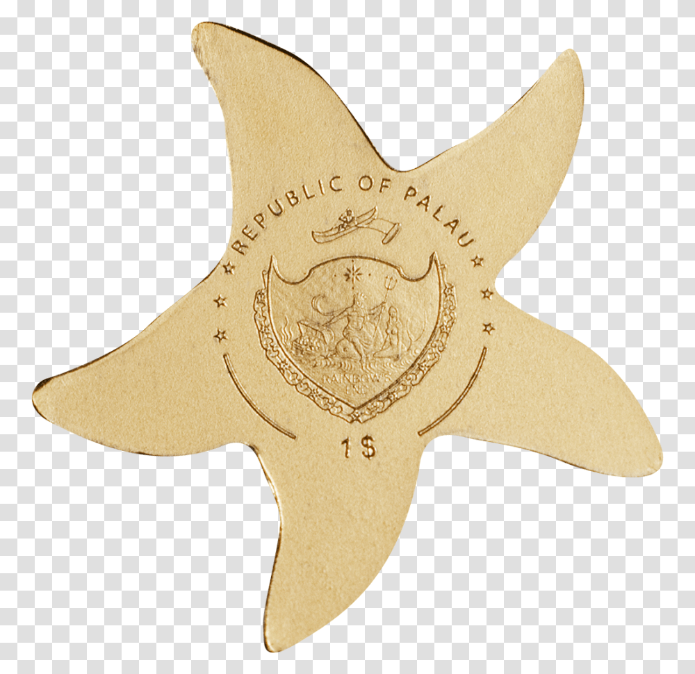 Golden Starfish Stitch, Logo, Trademark, Star Symbol Transparent Png