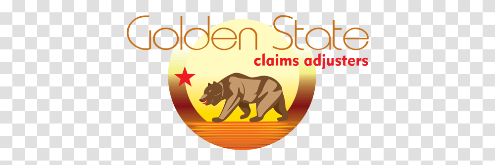 Golden State Claims Adjusters California Bear, Wildlife, Animal, Mammal, Brown Bear Transparent Png