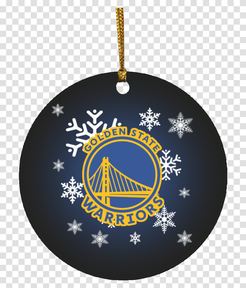 Golden State Warriors Merry Christmas Circle Ornament Q Merry Christmas Miami Heat, Pendant, Moon, Outer Space, Night Transparent Png