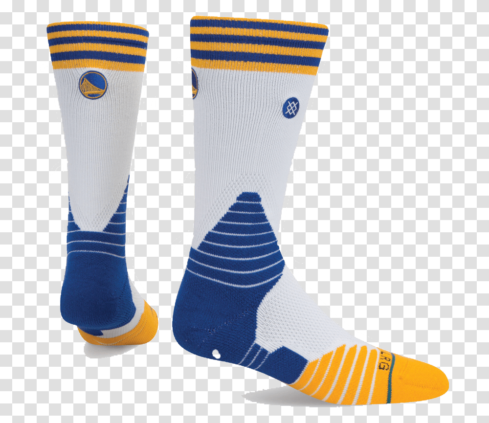 Golden State Warriors Stance Nba Court Logo Crew Socks - White, Clothing, Apparel, Footwear, Shoe Transparent Png