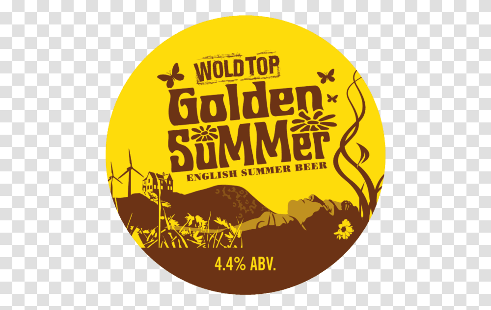 Golden Summer Wold Top Brewery, Label, Word, Logo Transparent Png