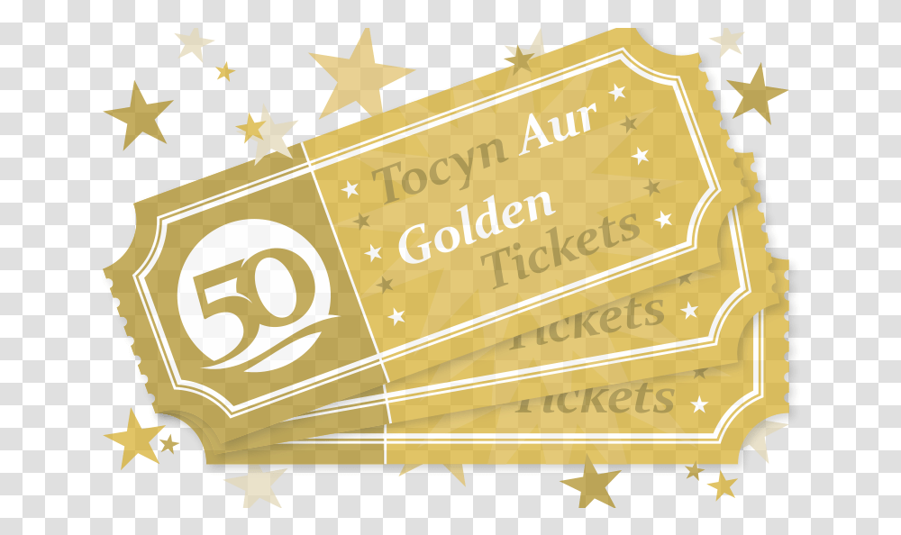 Golden Tickets, Paper, Star Symbol Transparent Png