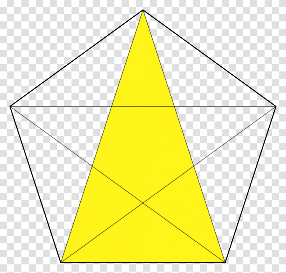Golden Triangle In Pentagon, Cone Transparent Png