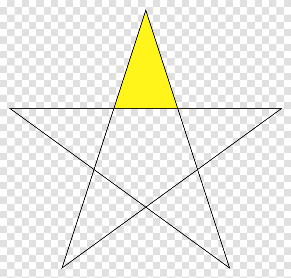 Golden Triangle In Pentagram Stella Aurea, Lamp Transparent Png