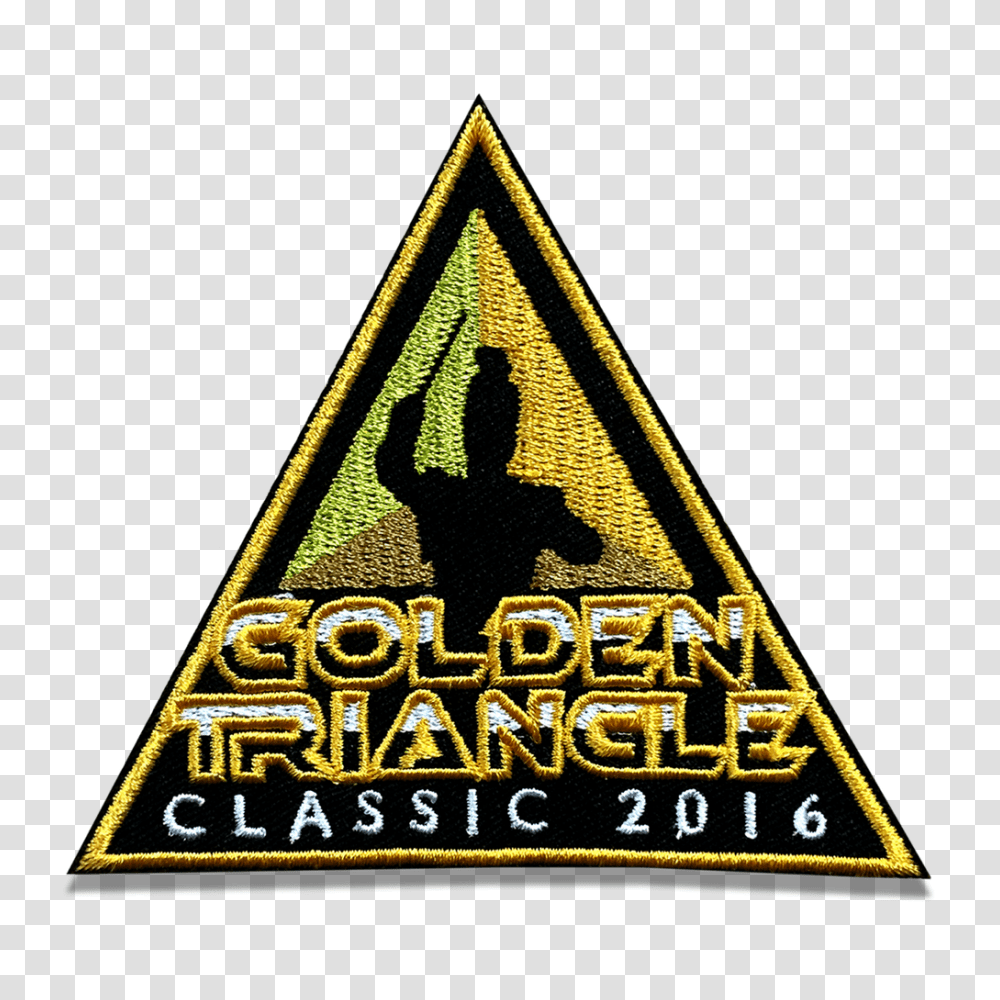 Golden Triangle Marching Classic Event Patch, Logo, Trademark, Rug Transparent Png